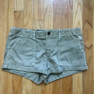 Abercrombie & Fitch Army Green Shorts